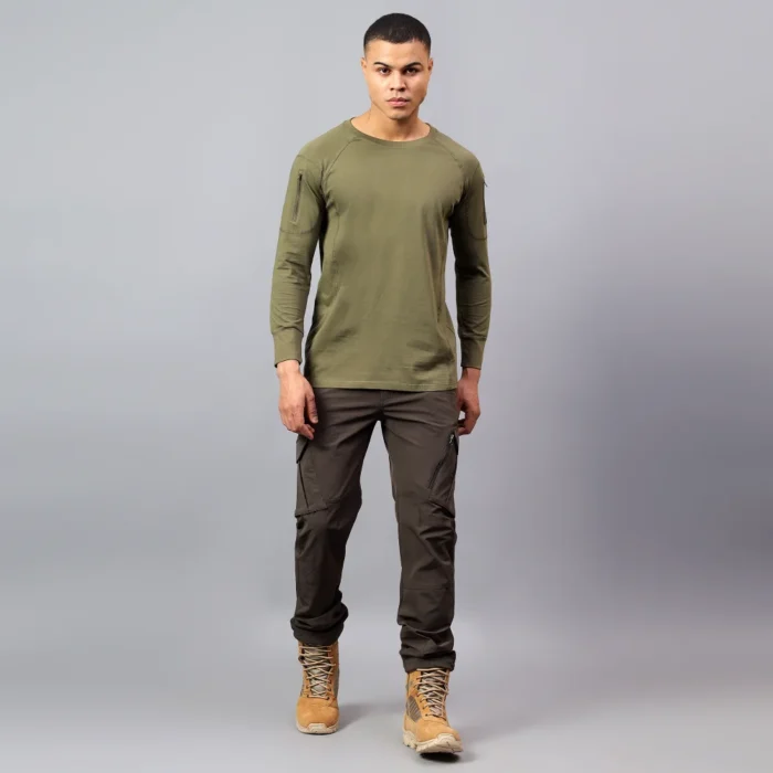 Tactical Round Neck Tshirt Full sleeve