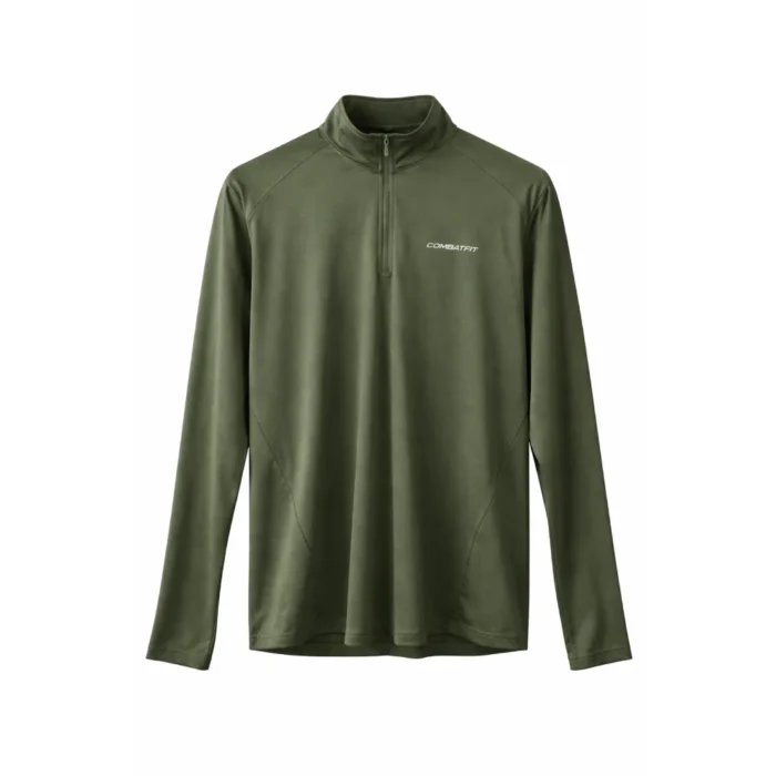 Camo High Neck Quarter Zipper - Crusader Quarter Zipper