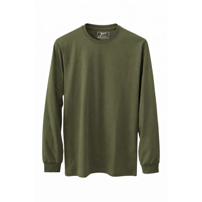 Round Neck Tshirt Full Sleeve Cotton Spandex