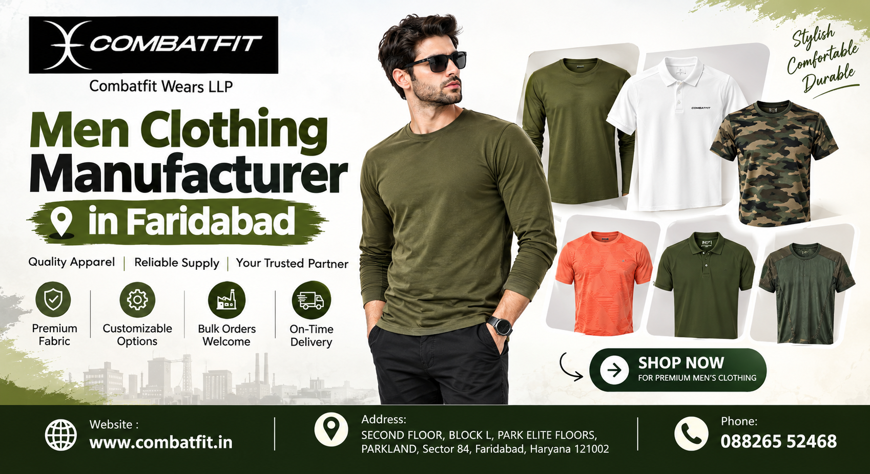 Men Clothing Manufacturer in Faridabad